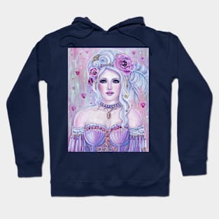 "Rococo Valentine" fantasy art by Renee Lavoie Hoodie